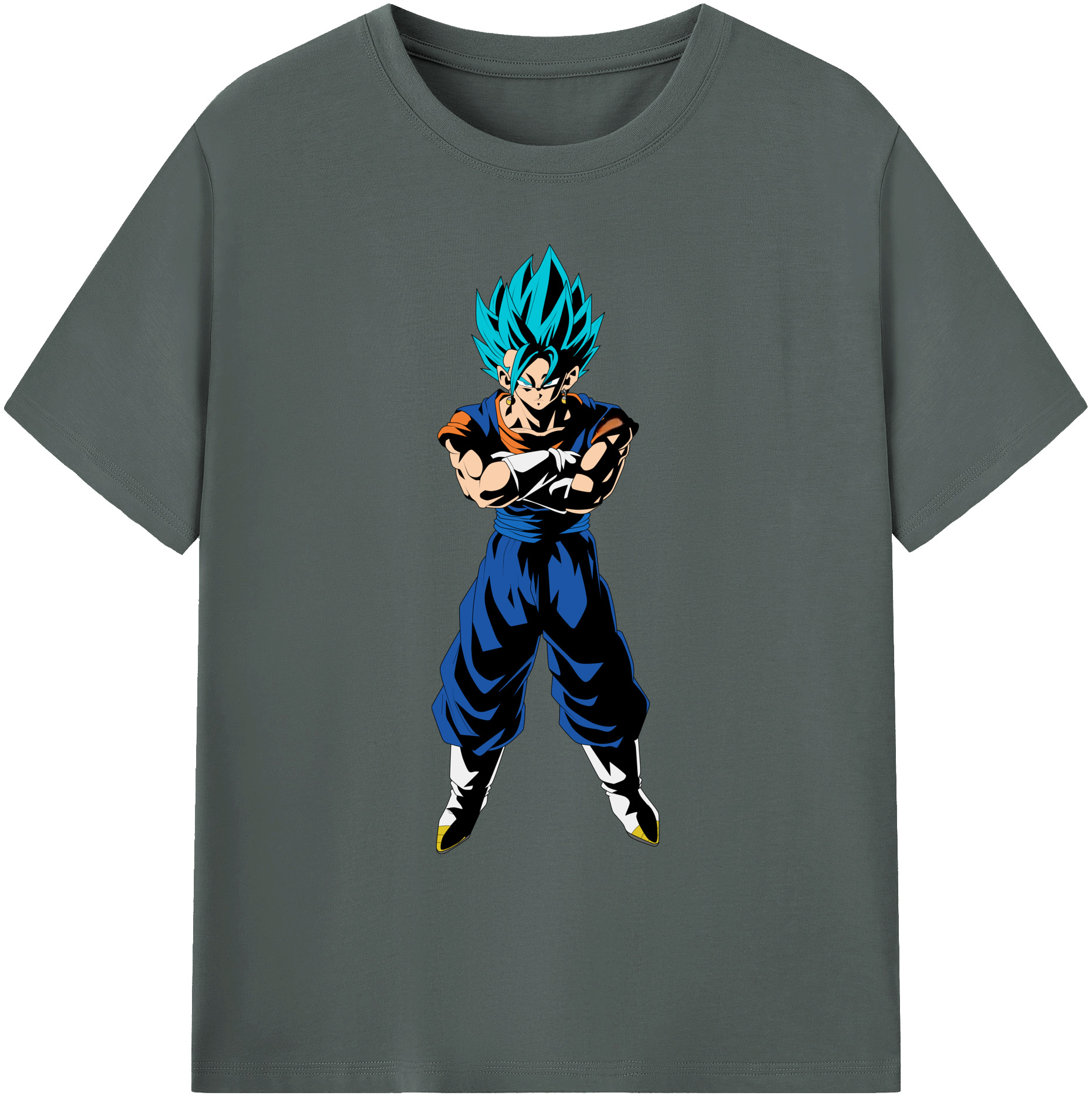 （画像用） ドラゴンボール ベジット DRAGON BALL Vegetto 綿100％ メンズ半袖Tシャツ｜肌触りやわらか＆通気性